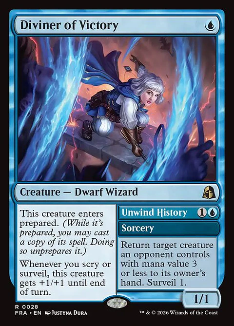 Diviner of Victory // Unwind History - FRA-0028 - Rare