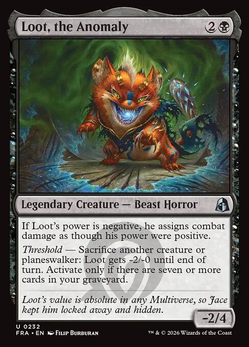 Loot, the Anomaly - FRA-0232 - Uncommon 1