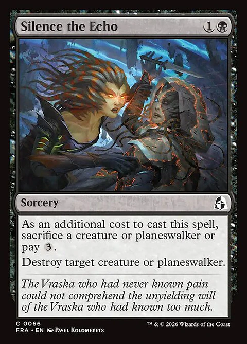 Silence the Echo - FRA-0066-F - Common - Foil