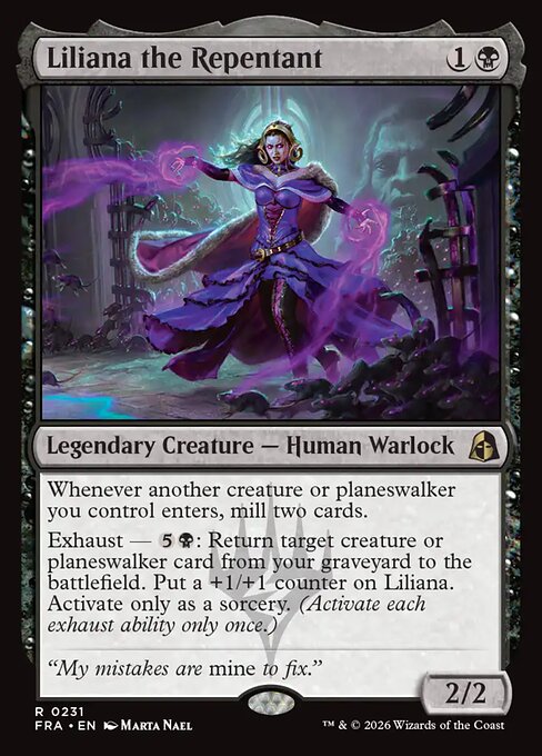 Liliana the Repentant - FRA-0231 - Rare 1