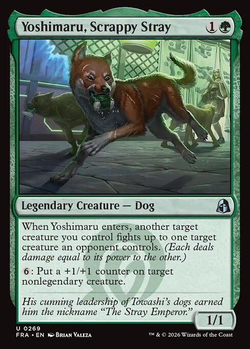 Yoshimaru, Scrappy Stray - FRA-0269 - Uncommon 1