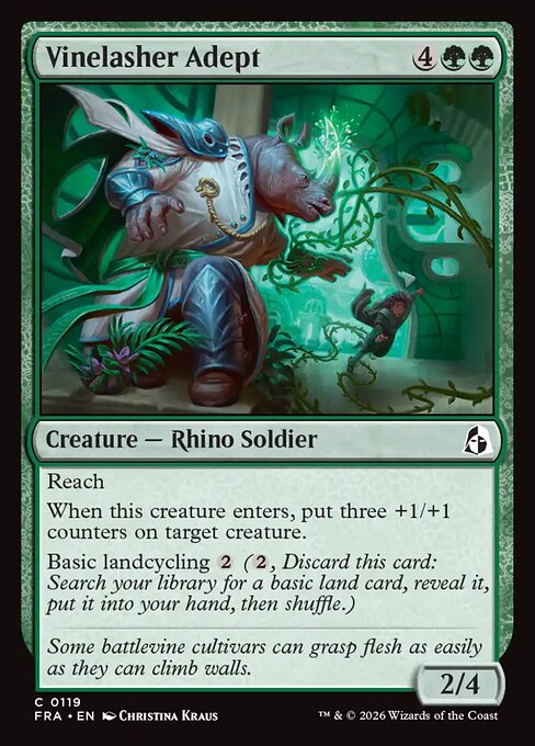 Vinelasher Adept - FRA-0119-F - Common - Foil 1