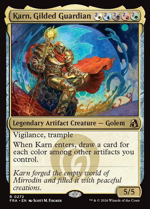 Karn, Gilded Guardian - FRA-0272 - Rare 1