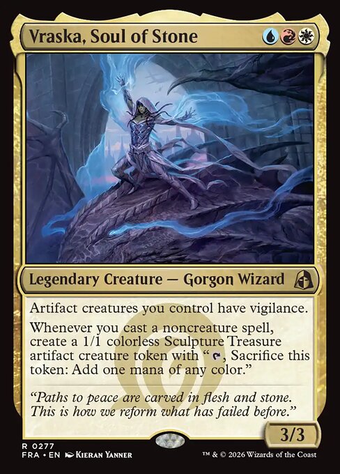Vraska, Soul of Stone - FRA-0277 - Rare 1