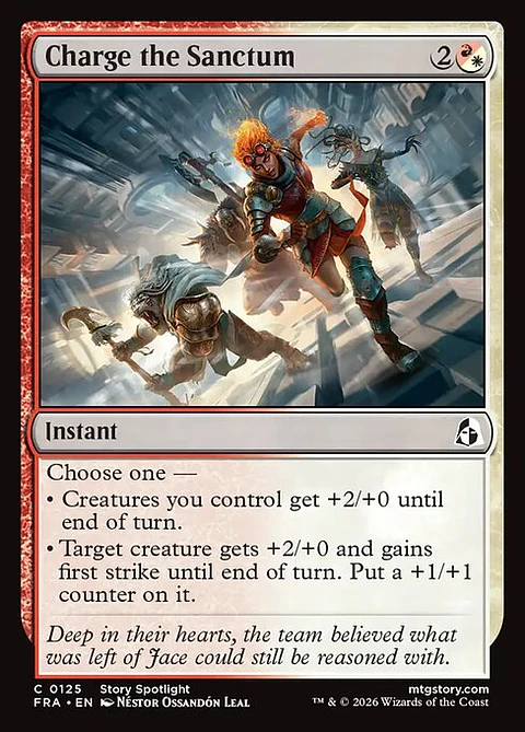 Charge the Sanctum - FRA-0125-F - Common - Foil