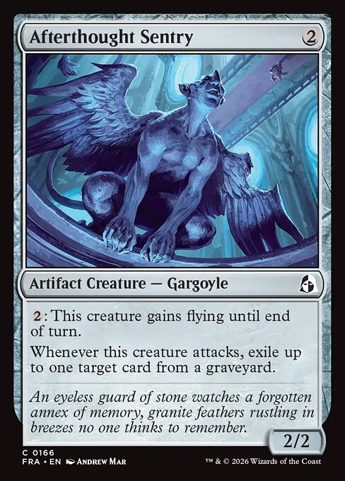 Afterthought Sentry - FRA-0166-F - Common - Foil 1
