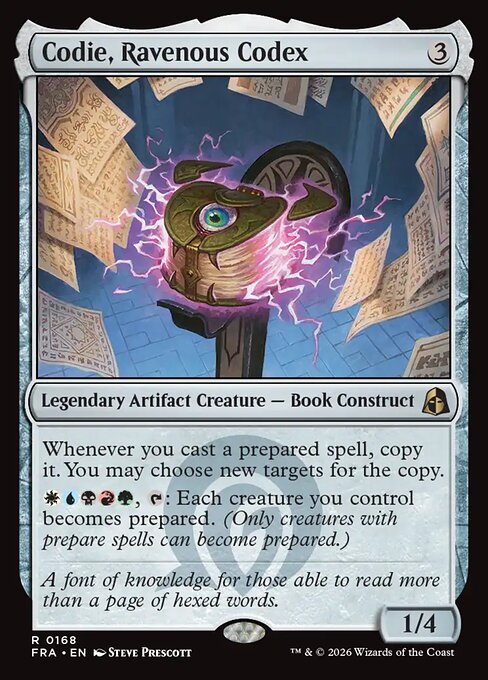 Codie, Ravenous Codex - FRA-0168-F - Rare - Foil 1