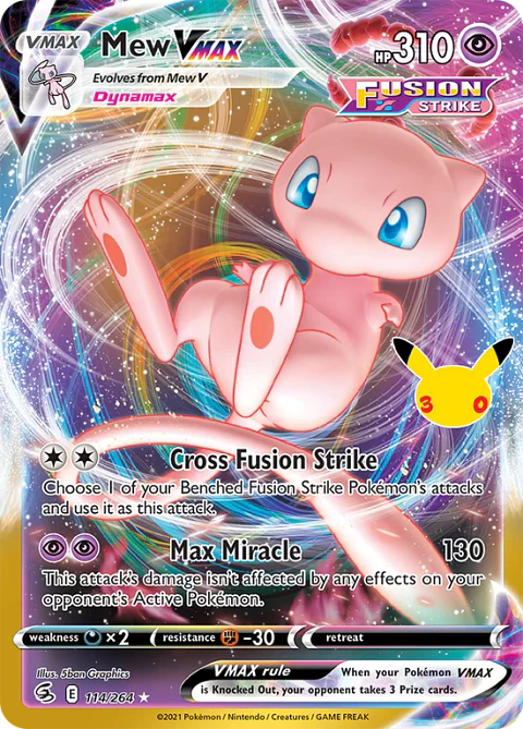 Mew VMAX - 30CC-026-H - Classic Collection