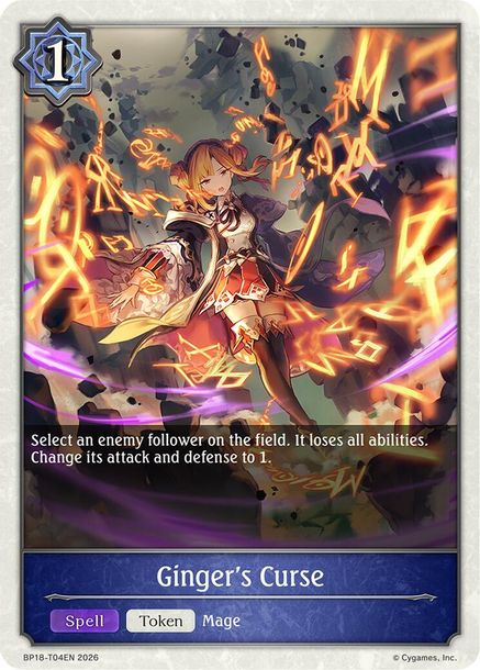 Ginger's Curse - BP18-T04EN 1
