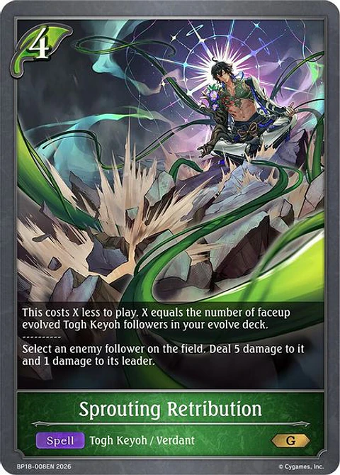 Sprouting Retribution - BP18-008EN - Gold