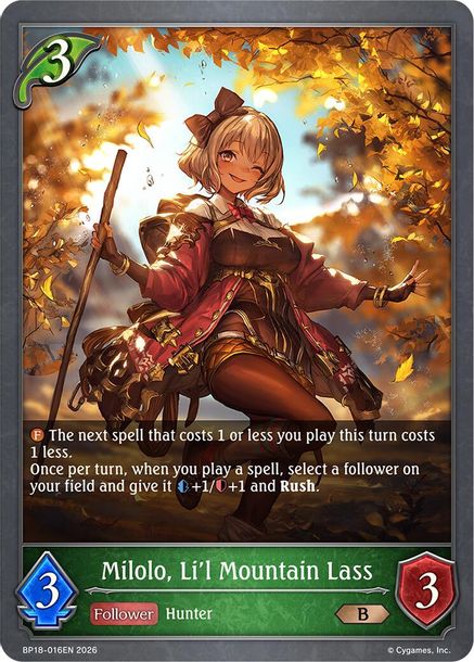 Milolo, Li'l Mountain Lass - BP18-016EN - Bronze 1