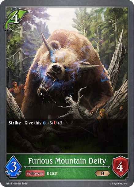 Furious Mountain Deity - BP18-018EN - Bronze 1