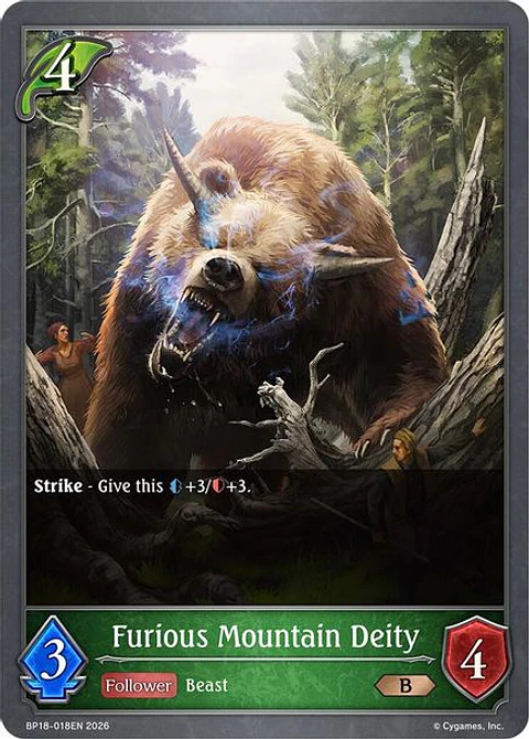 Furious Mountain Deity - BP18-018EN - Bronze