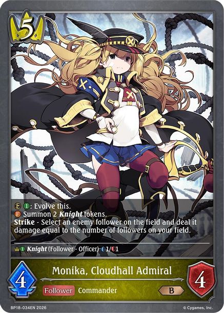 Monika, Cloudhall Admiral - BP18-034EN - Bronze 1