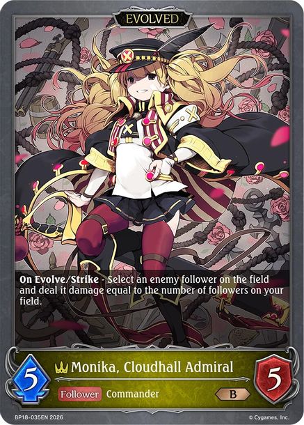 Monika, Cloudhall Admiral (Evolved) - BP18-035EN - Bronze 1