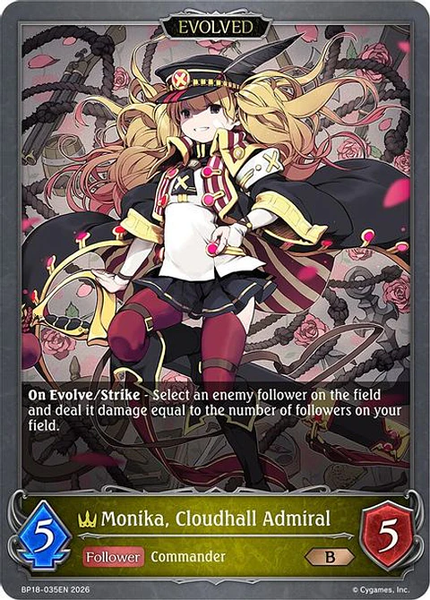 Monika, Cloudhall Admiral (Evolved) - BP18-035EN - Bronze