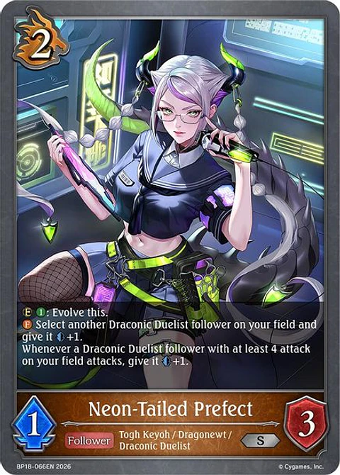 Neon-Tailed Prefect - BP18-066EN - Silver