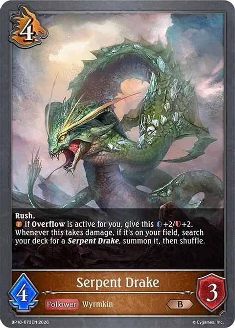 Serpent Drake - BP18-073EN - Bronze