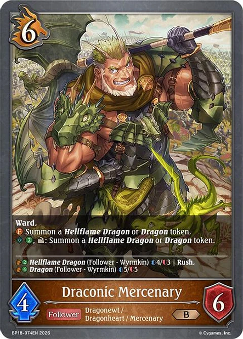 Draconic Mercenary - BP18-074EN - Bronze