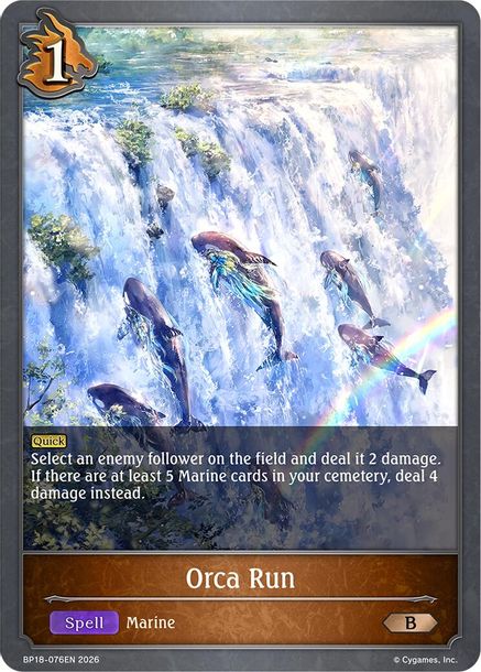 Orca Run - BP18-076EN - Bronze 1
