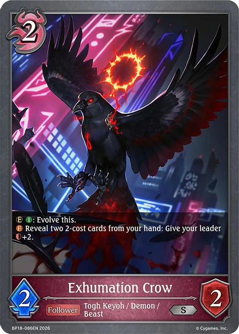 Exhumation Crow - BP18-086EN - Silver
