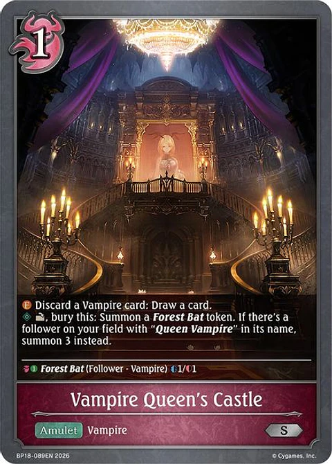 Vampire Queen's Castle - BP18-089EN - Silver