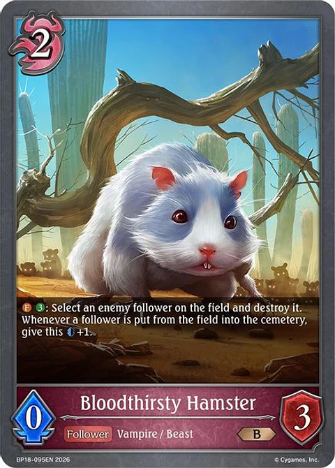 Bloodthirsty Hamster - BP18-095EN - Bronze