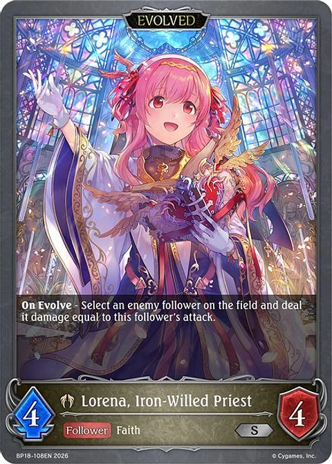Lorena, Iron-Willed Priest (Evolved) - BP18-108EN - Silver