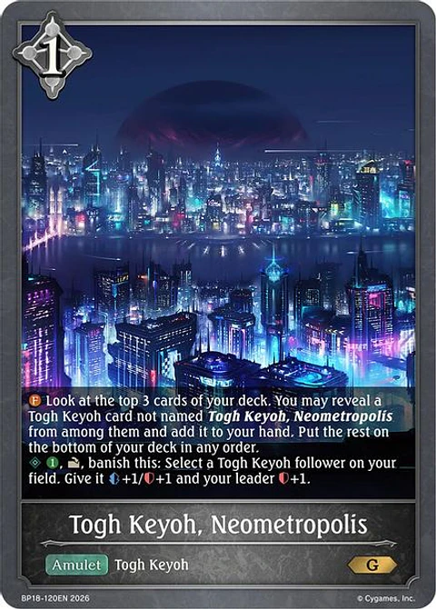 Togh Keyoh, Neometropolis - BP18-120EN - Gold