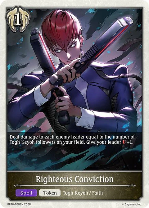 Righteous Conviction - BP18-T08EN