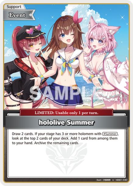 hololive Summer - hEB01-030 - Uncommon 1