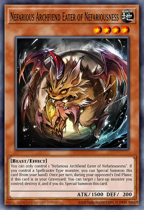 Nefarious Archfiend Eater of Nefariousness - CH02-EN016 - Ultra Rare