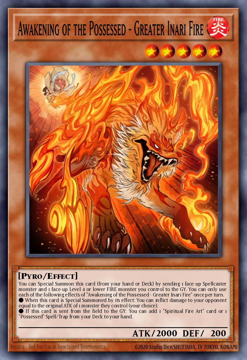 Awakening of the Possessed - Greater Inari Fire - CH02-EN018 - Ultra Rare 2
