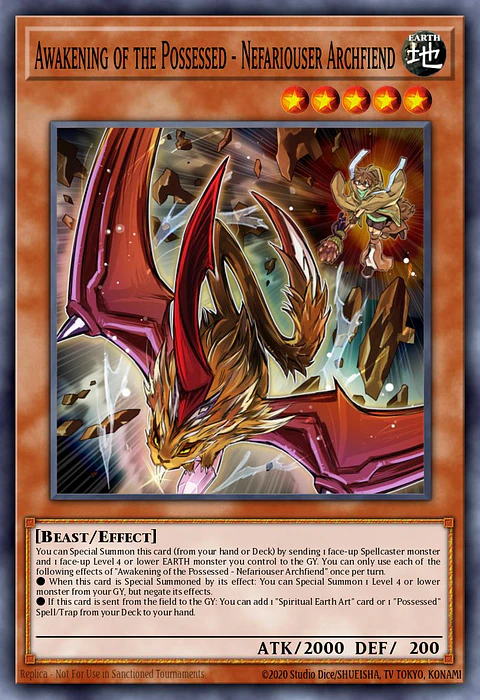 Awakening of the Possessed - Nefariouser Archfiend - CH02-EN020 - Ultra Rare
