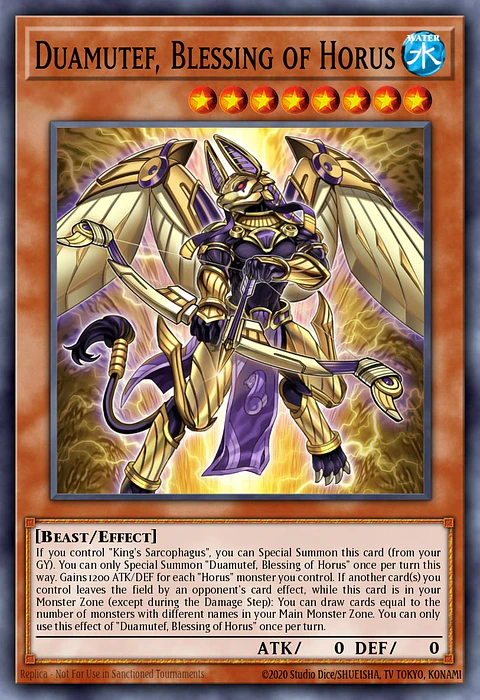 Duamutef, Blessing of Horus - CH02-EN023 - Ultra Rare
