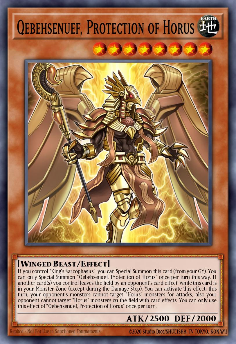 Qebehsenuef, Protection of Horus - CH02-EN025 - Ultra Rare 2