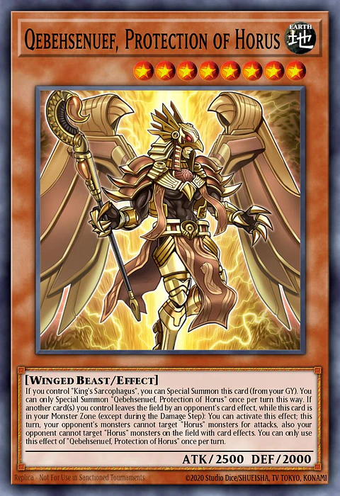 Qebehsenuef, Protection of Horus - CH02-EN025 - Ultra Rare
