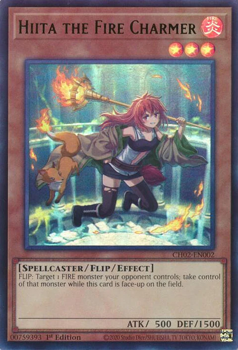 Hiita the Fire Charmer - CH02-EN002 - Ultra Rare