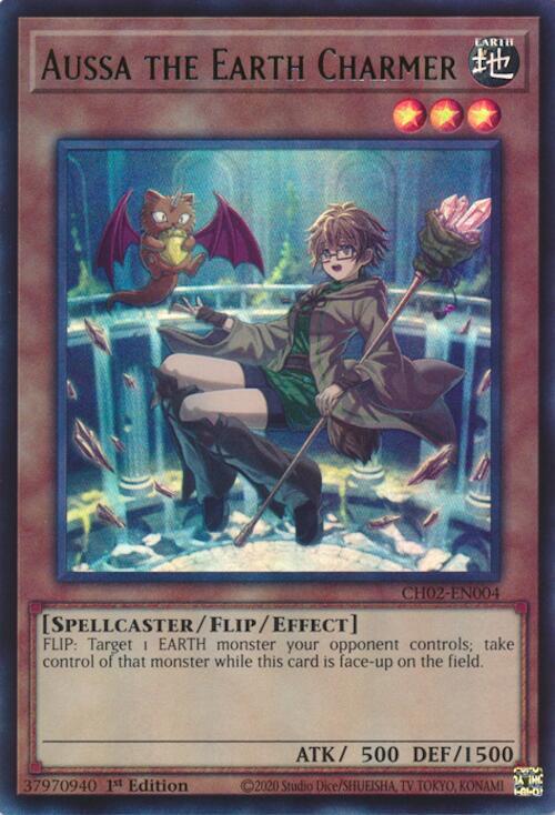 Aussa the Earth Charmer - CH02-EN004 - Ultra Rare 1