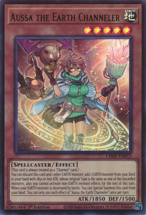 Aussa the Earth Channeler - CH02-EN012 - Ultra Rare 1