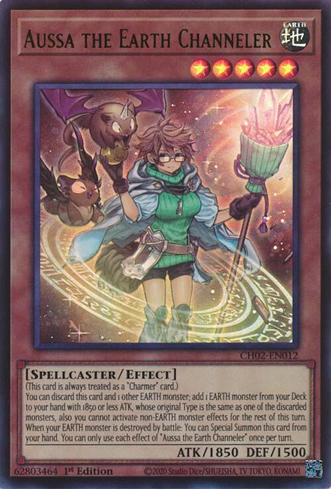Aussa the Earth Channeler - CH02-EN012 - Ultra Rare