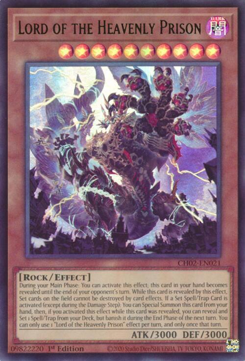 Lord of the Heavenly Prison - CH02-EN021 - Ultra Rare 1
