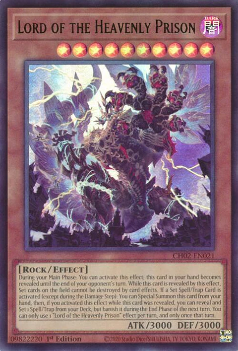 Lord of the Heavenly Prison - CH02-EN021 - Ultra Rare