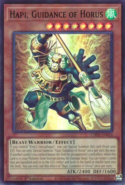 Hapi, Guidance of Horus - CH02-EN024 - Ultra Rare 1