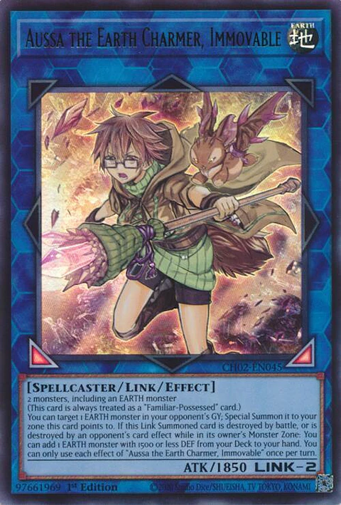 Aussa the Earth Charmer, Immovable - CH02-EN045 - Ultra Rare