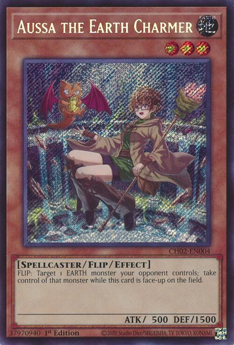 Aussa the Earth Charmer - CH02-EN004 - Secret Rare