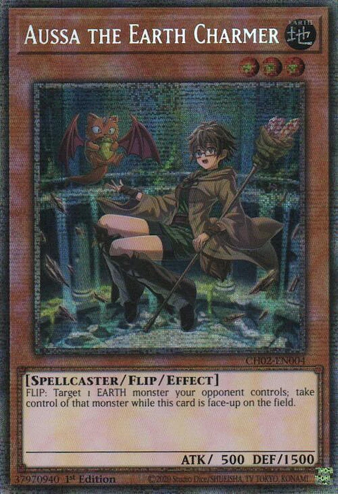 Aussa the Earth Charmer (Starlight Rare - CH02-EN004 - Starlight Rare