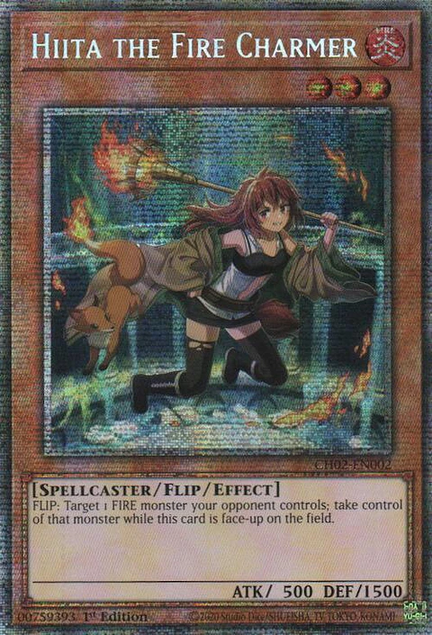 Hiita the Fire Charmer - CH02-EN002 - Starlight Rare