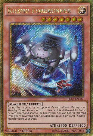 Kozmo Forerunner - PGL3-EN027 - Gold Secret Rare 1
