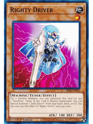 Righty Driver - SR10-EN019 - Common